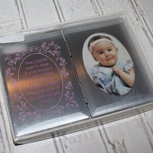 💗 Dicksons Prayer Photo Frame · 7x5 · Silver & Pink